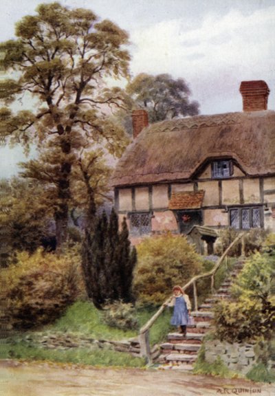 Cottage Steps, Ardington, Berkshire by Alfred Robert Quinton